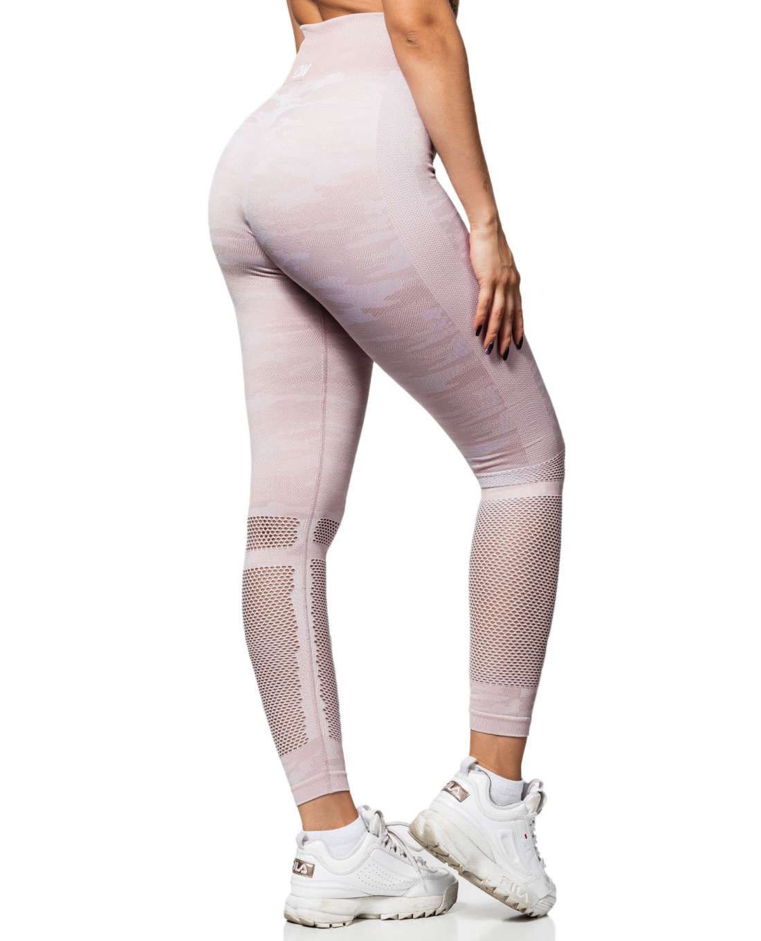 Seamless Tights Camo Dusty Pink ICIW